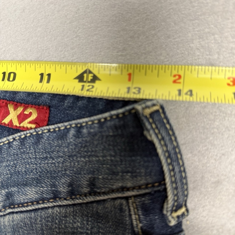 X2 W10 Stella Boot Jeans Express Womens Size 0S Med Wash Blue Denim 2007 Date - Picture 2 of 8